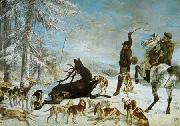 Gustave Courbet The kill of deer Sweden oil painting artist